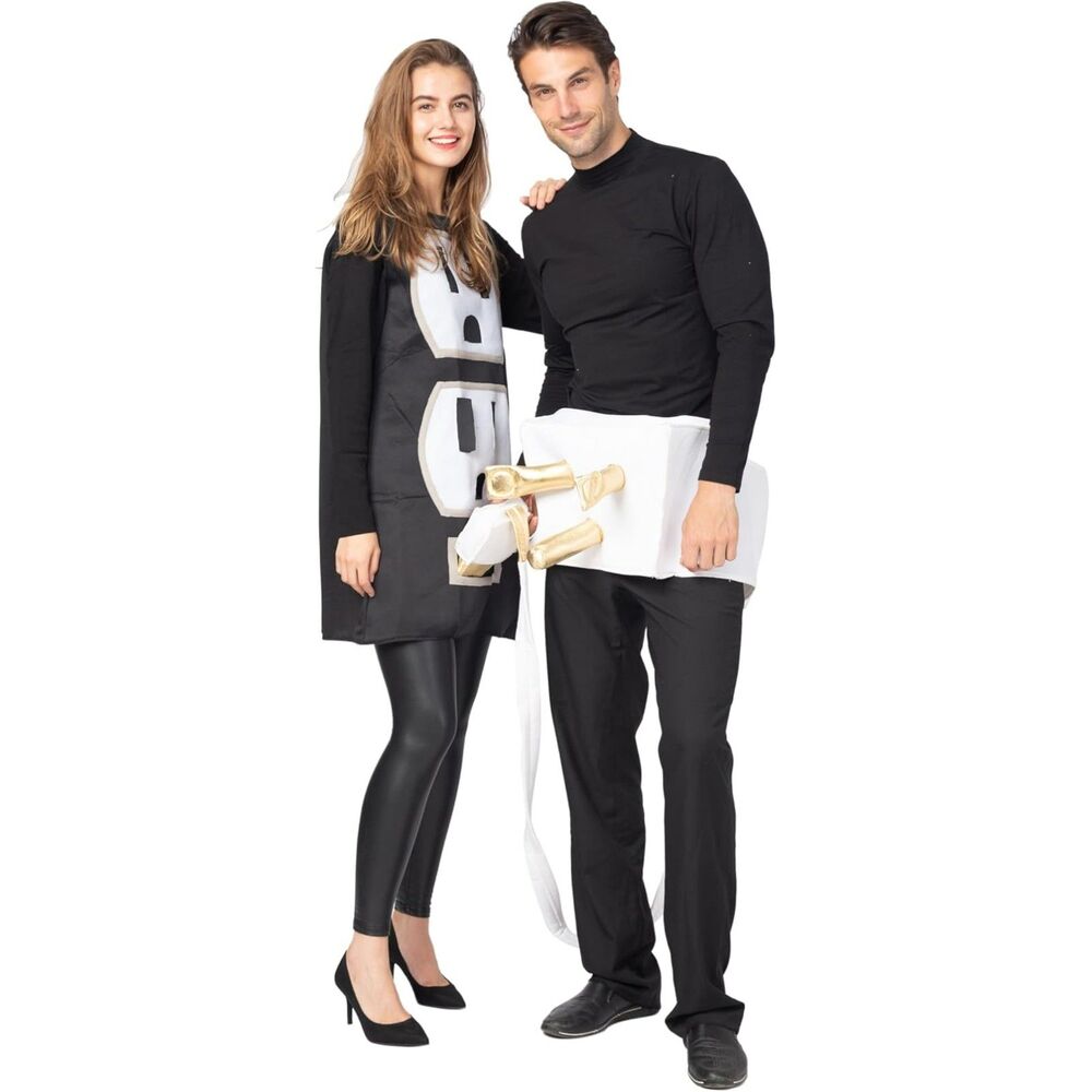 Spooktacular Creations Plug and Socket Halloween Costume Adult 2 pieces